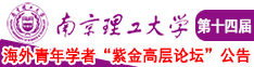 肏老骚屄免费视频南京理工大学第十四届海外青年学者紫金论坛诚邀海内外英才！